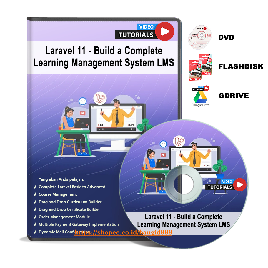 VIDEO TUTORIAL Laravel 11 - Build a Complete Learning Management System LMS