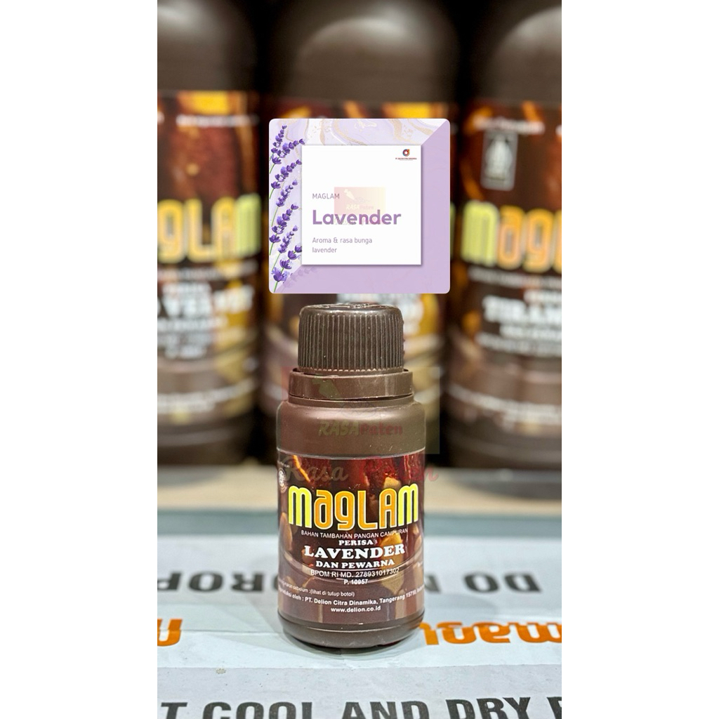 

MAGLAM LAVENDER Perisa dan Pewarna 100 gr Halal BPOM RI MD