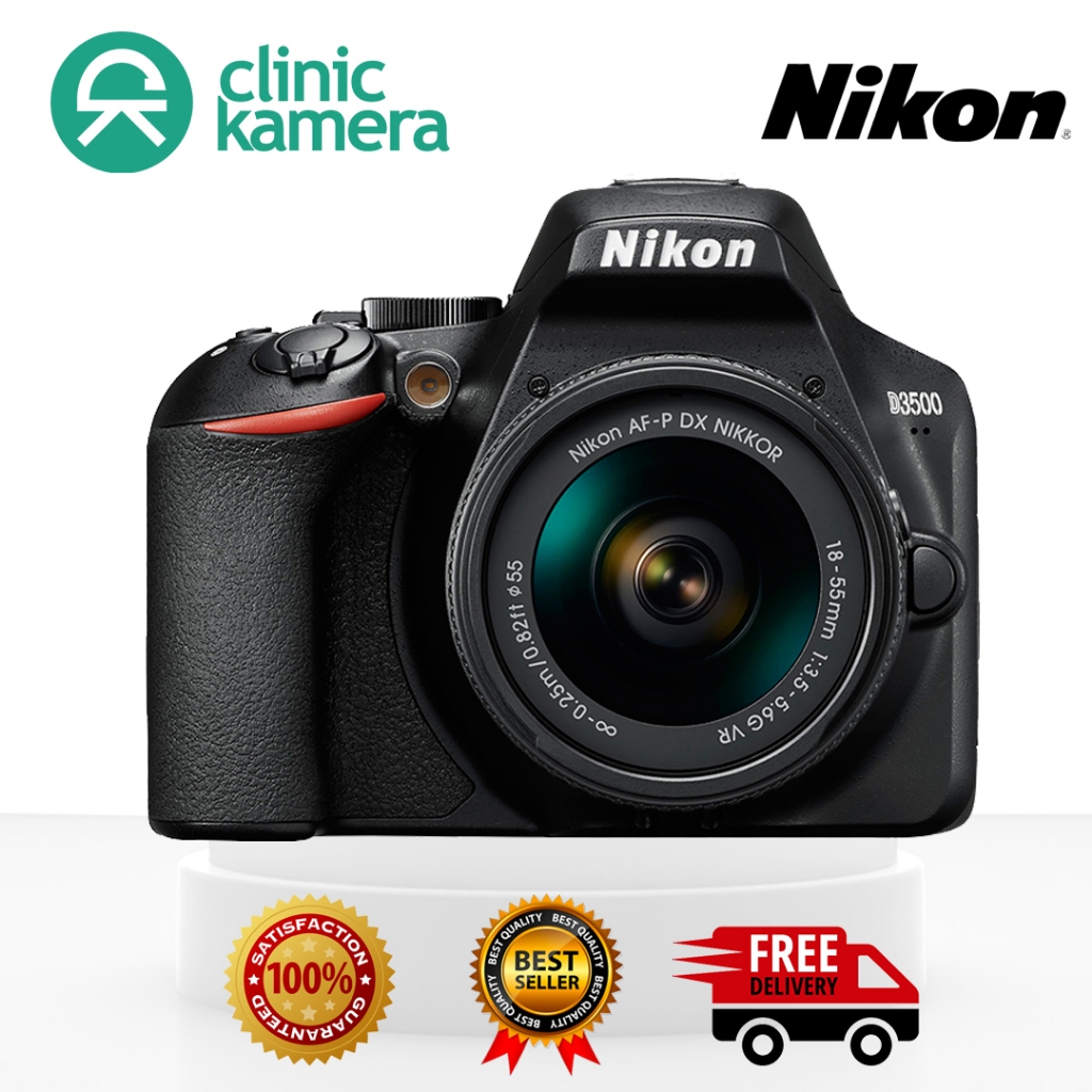 Nikon D3500 kit 18-55mm VR / Kamera Nikon D3500 / Kamera DSLR Nikon D3500