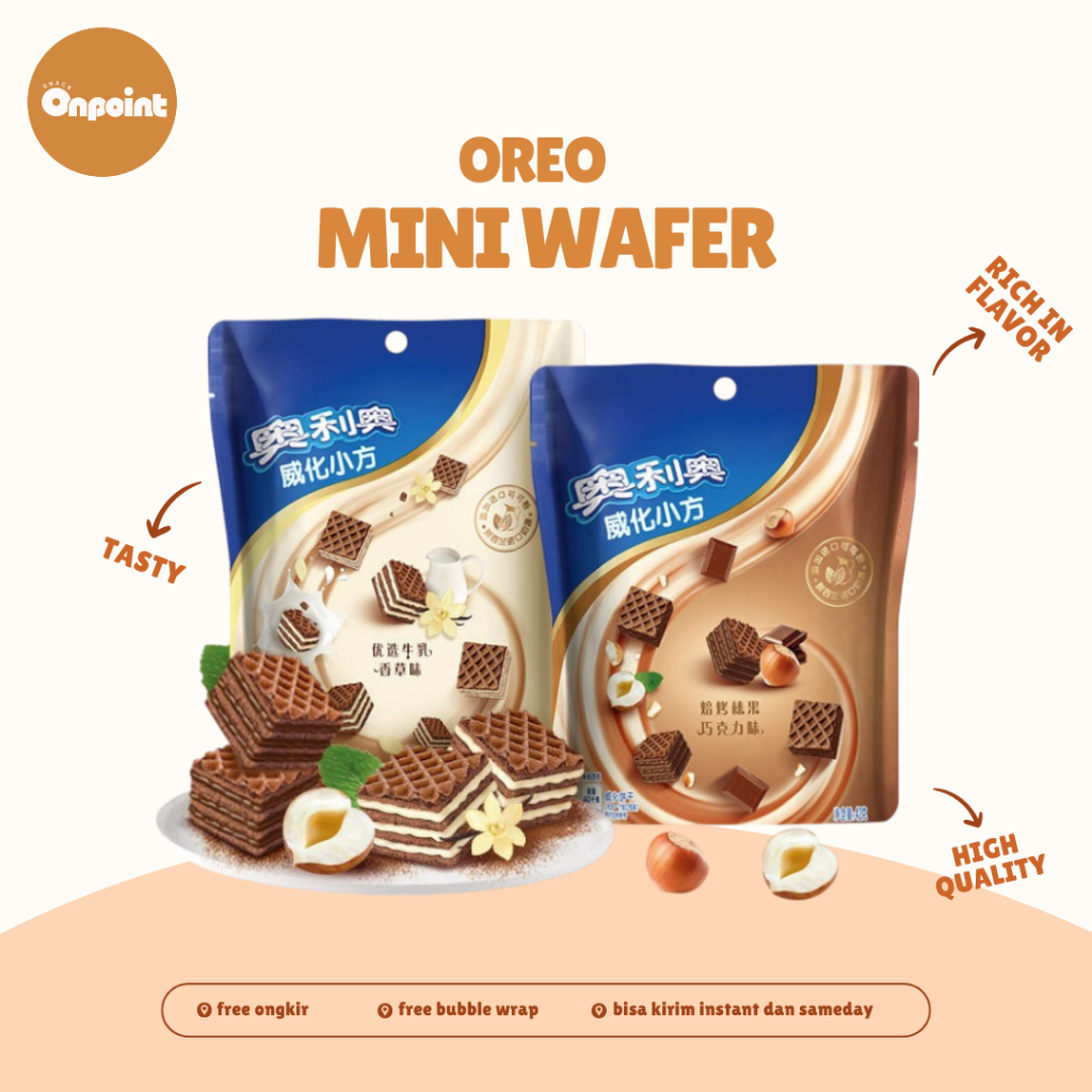 

Oreo Mini Wafer | Mini Wafer Kukis