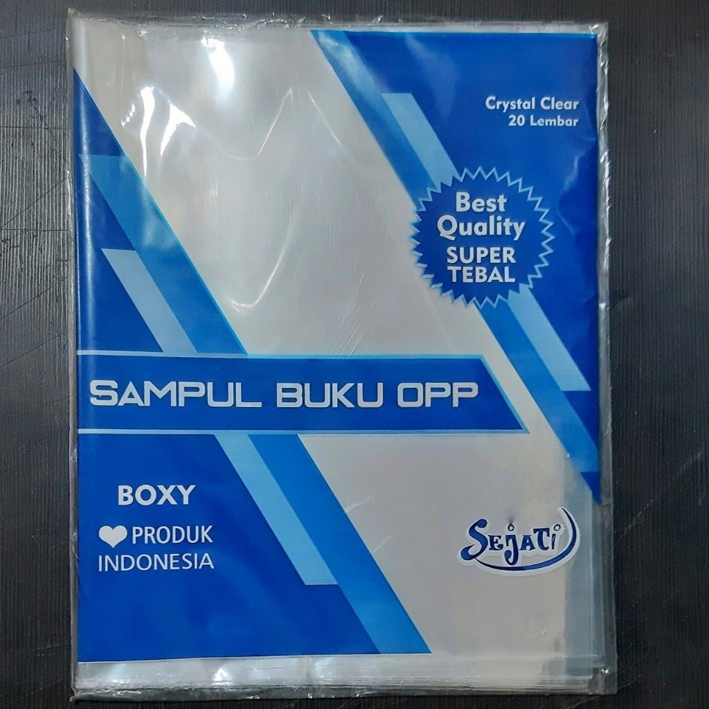 

Sampul Buku Tulis Plastik Sampul Plastik Ukuran Boxy Merk Sejati