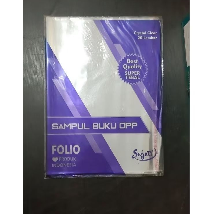 

Sampul Buku Tulis Cetak Sampul Plastik Ukuran Folio Plastik OPP Sejati