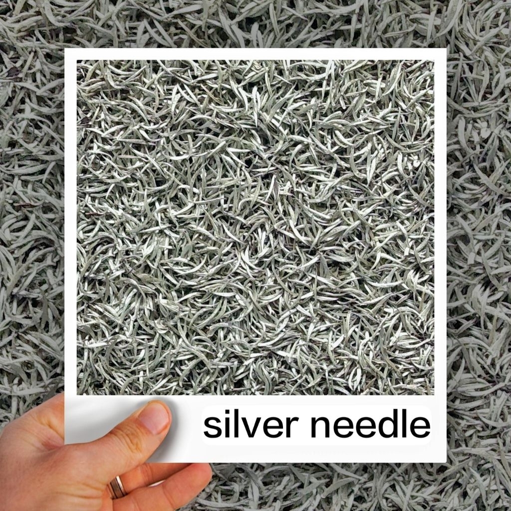 

teh putih 1kg kiloan white tea silver needle kemasan paket resto cafe premium