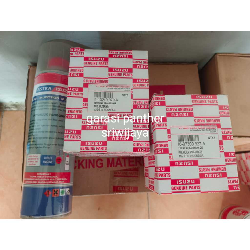 paket filter solar, filter oli & purging diesel injector cleaner panther touring & panther kapsul-E2