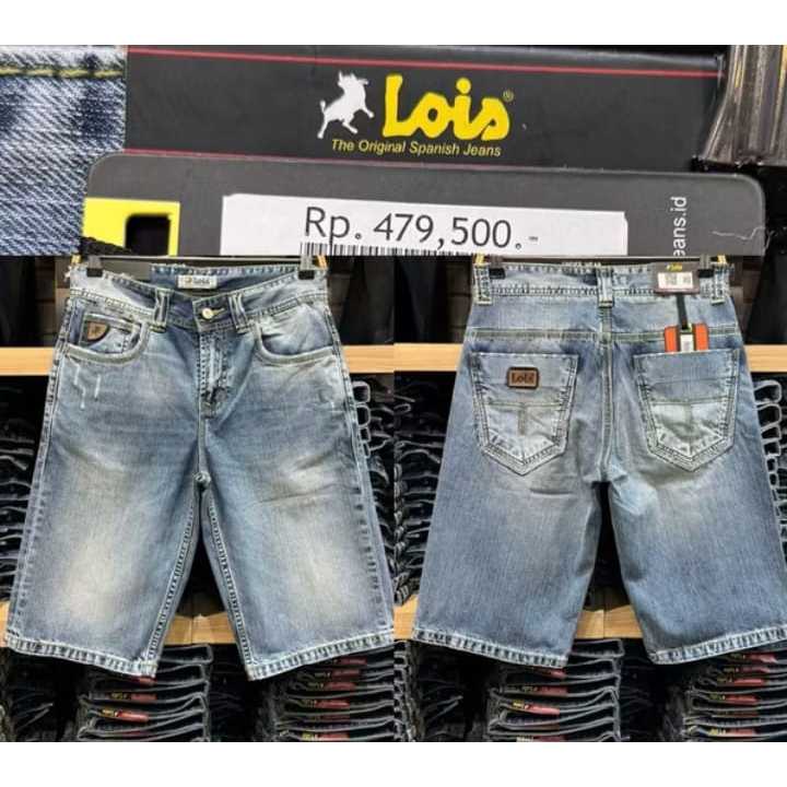 Celana Pendek Lois Promo / Lois Pendek Original / Celana Lois Pendek / Jeans Pendek Pria / Celana Pe