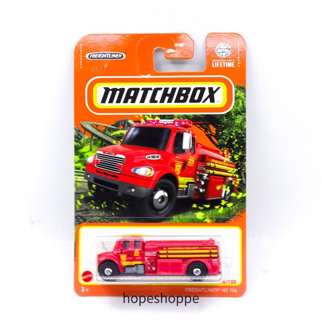 Matchbox Freightliner M2 106 Diecast Mobil Damkar