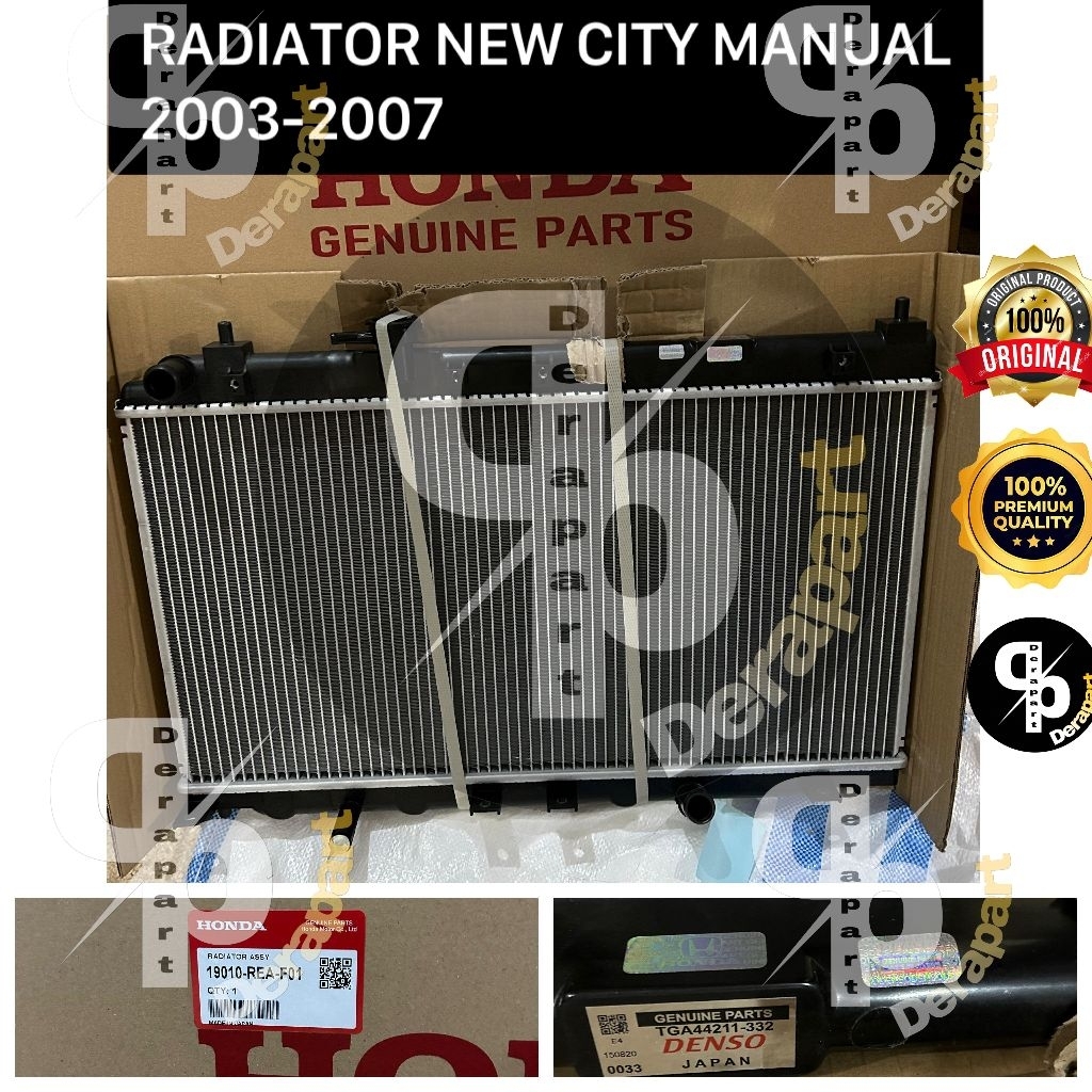 Radiator Honda New CITY Manual 2003-2007 original denso Japan