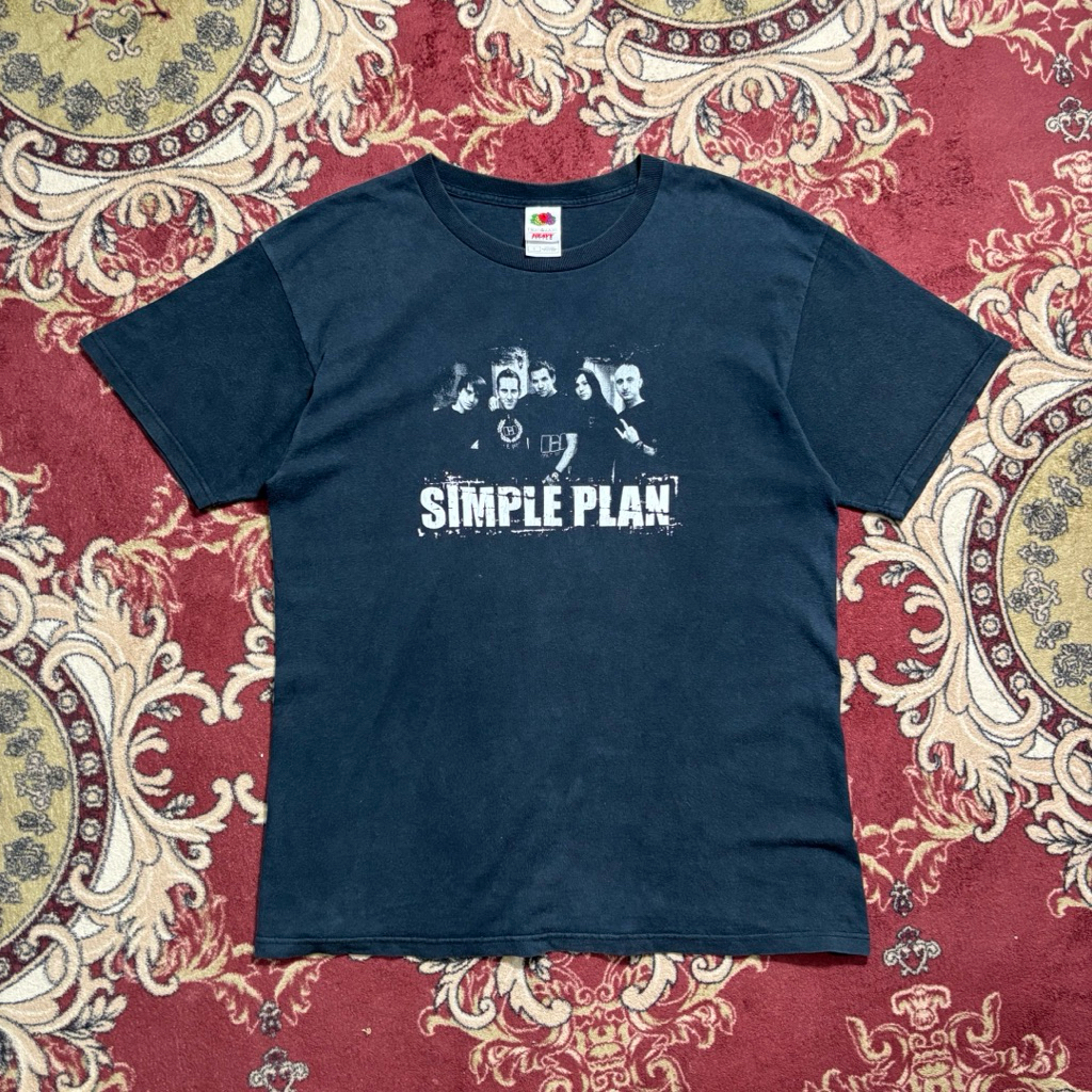 Tshirt Band SIMPLE PLAN Tour2004 Tag FOTL Original