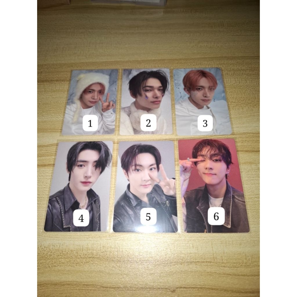 

photocard enhypen jungwon heeseung jay jake sunghoon sunoo ni-ki