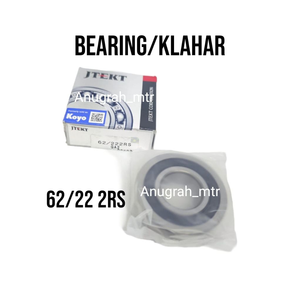 (KOYO JAPAN) Bearing klahar kolahar lahar 62/22 6222