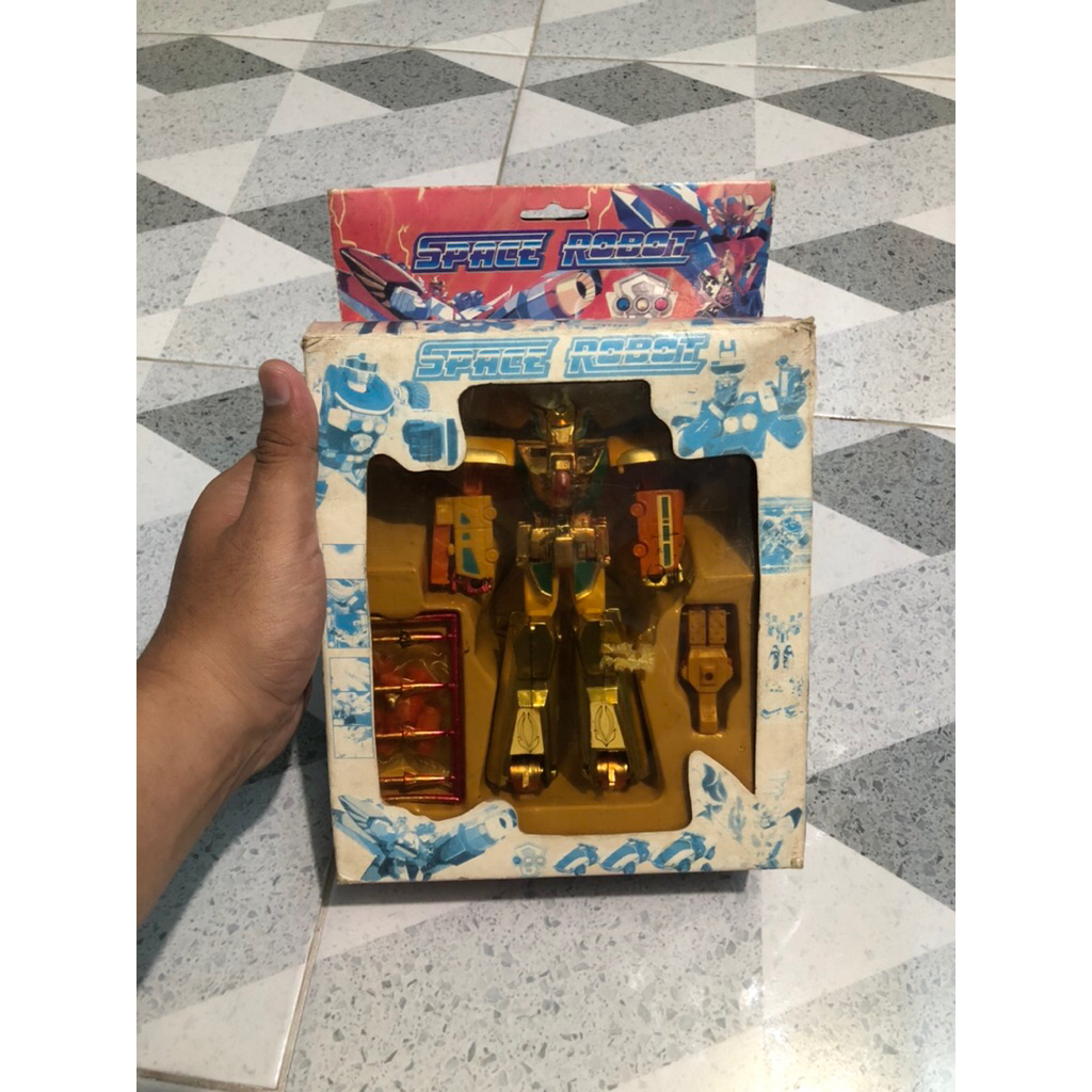 Mainan jadul robot brave command dagwon bootleg