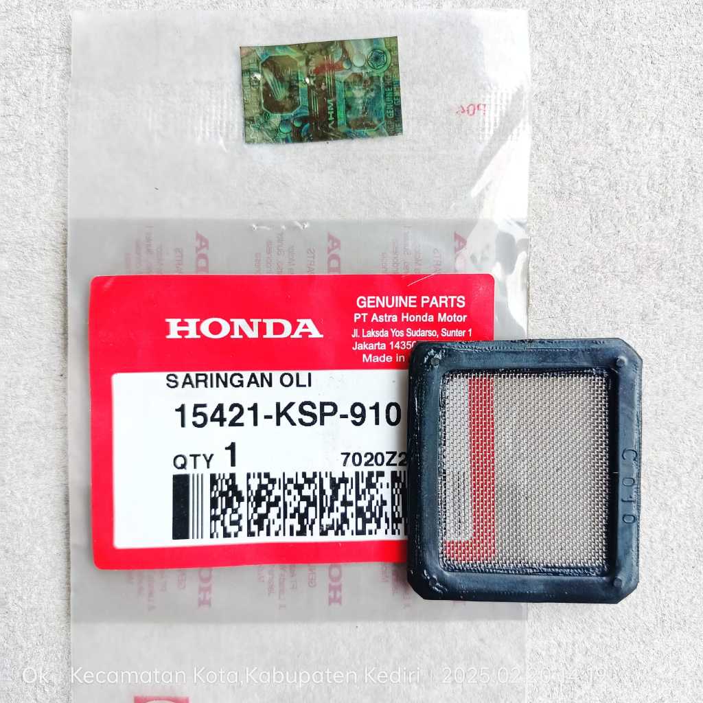 Filter-Saringan Oli Mesin Honda C50-C70-C90 C700-C800 Astrea Star-Prima Grand-Impressa-Legenda Ori A
