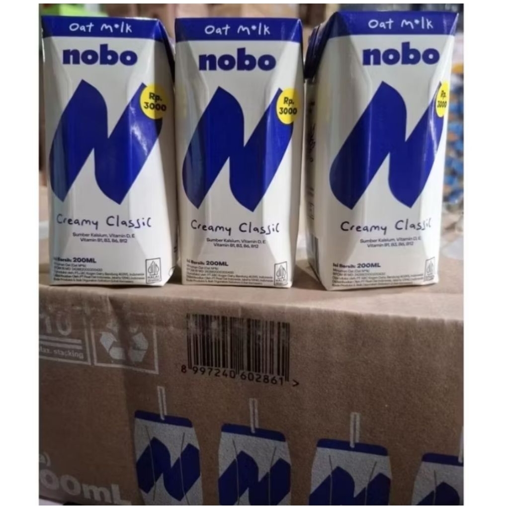 

Nobo UHT Oat Milk Creamy 200ml