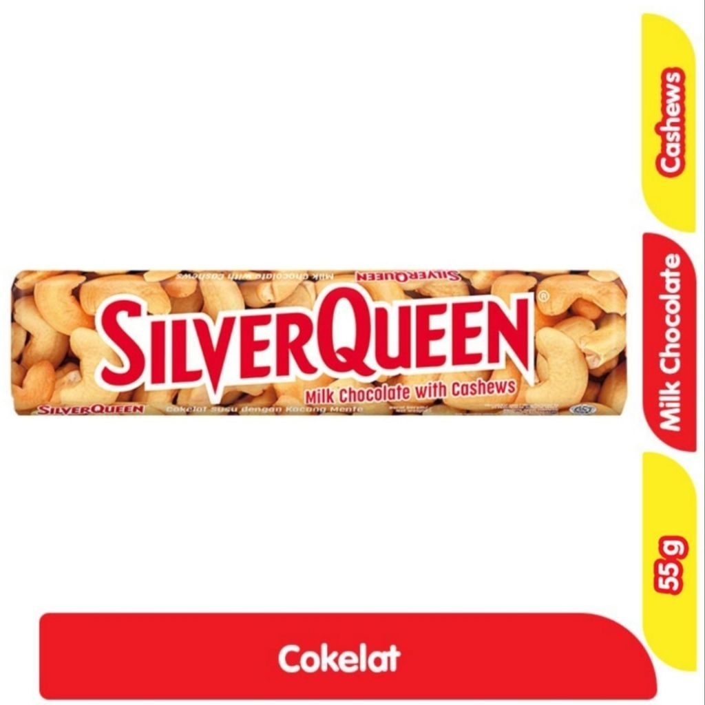 

SILVERQUEEN COKELAT SUSU BATANG CASHEW 55GR