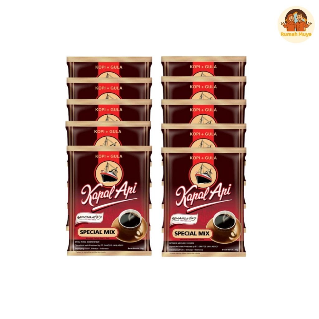 

Kopi Kapal Api Special Mix Renceng 10 sachet