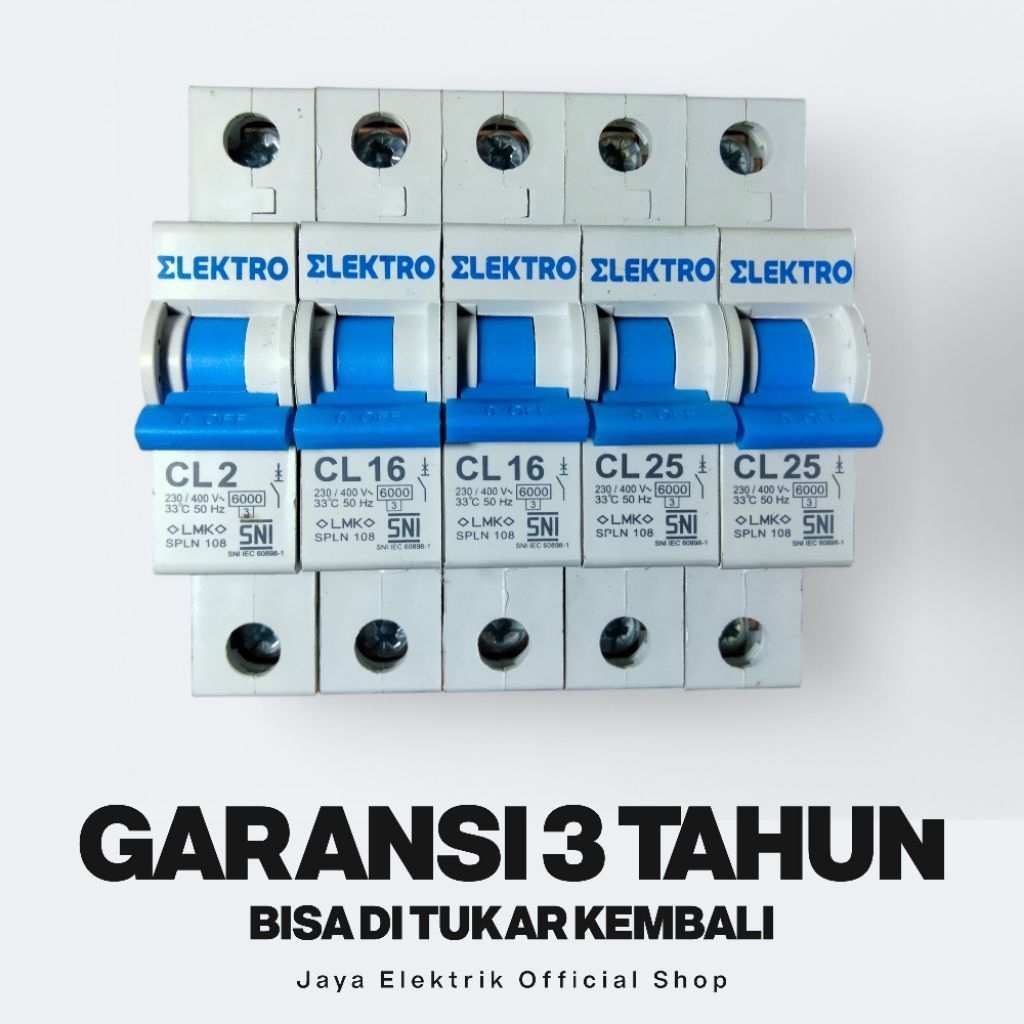 MCB ELEKTRO 900, 1300 Anti Jeglek Kelingan Rapih Tidak Terlihat Modifikasi Dijamin Ori PLN