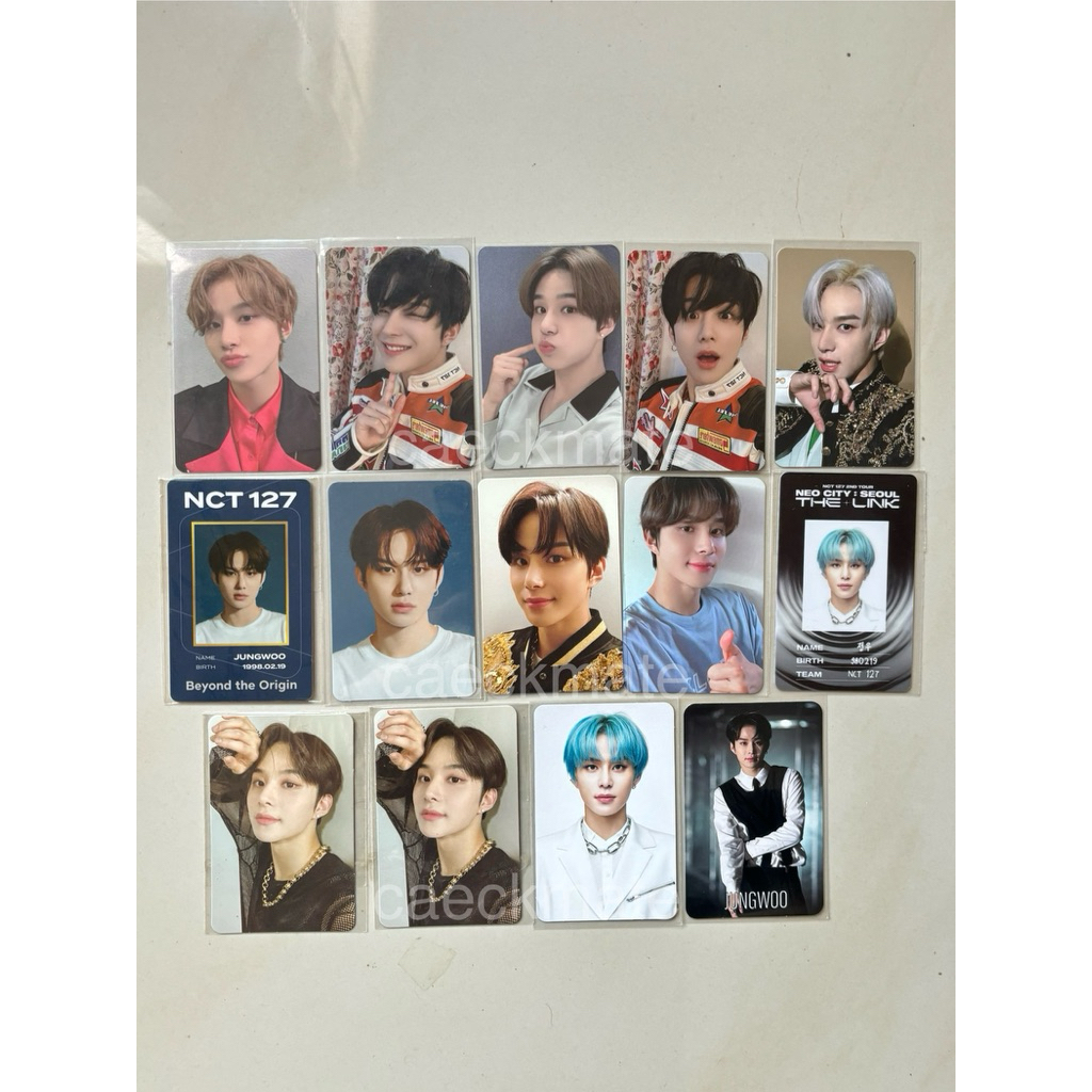 take all bulk underprice photocard pc nct 127 jungwoo hehet hohot noot noot kihno departure futur ar