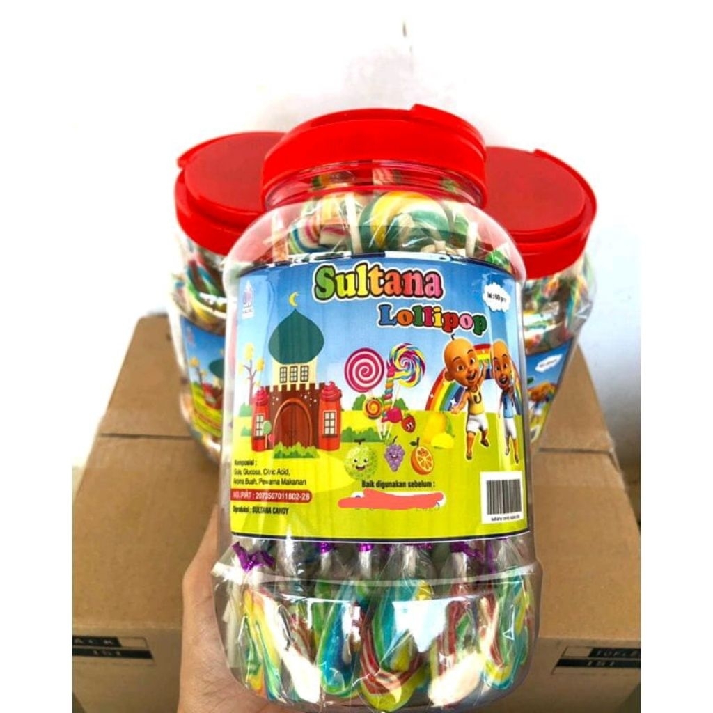 

1 TOPLES LOLIPOP BULAT SULTANA ISI 60 PCS
