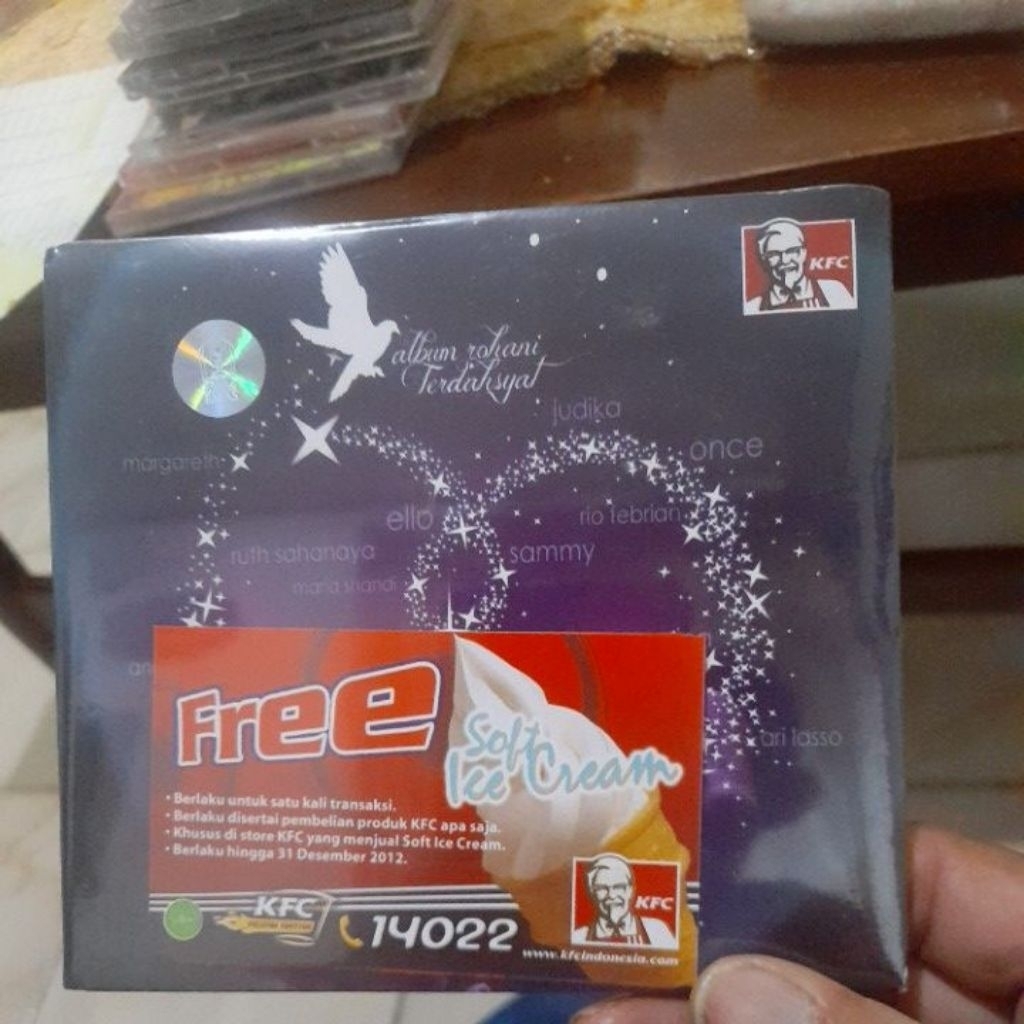 cd musik segelan album rohani terdahsyat damai bersamamu keluqran kfc (CD949)