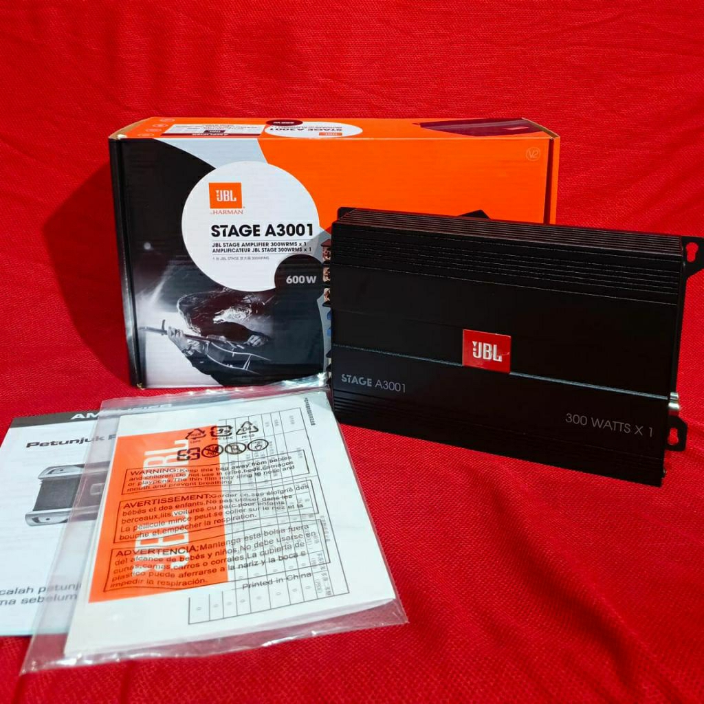 Monoblock JBL Stage A3001 - Monoblock Car Amplifier JBL Original SG