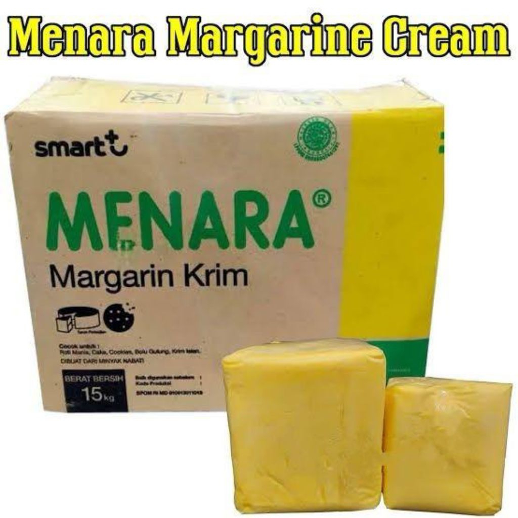 

menara margarine cream kemasan repack original 1kg-500 gr