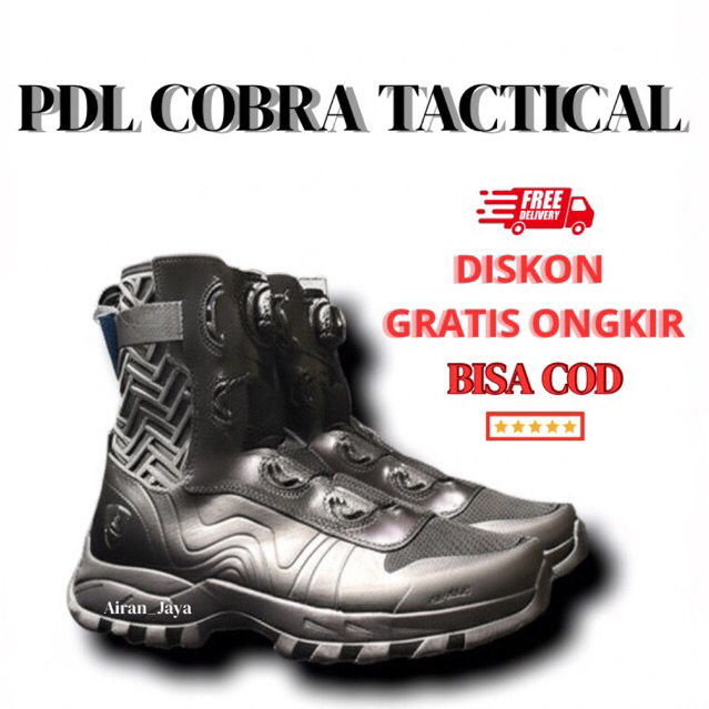 SEPATU PDL COBRA TACTICAL SPARTAN PARABELLUM