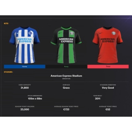 Football Manager Jersey Tim FM 2024/2025 Kitpacks