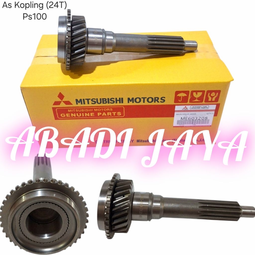 AS KOPLING MITSUBISHI PS100 24T MAIN DRIVE GEAR SHAFT PS100 GIGI 4 PS100