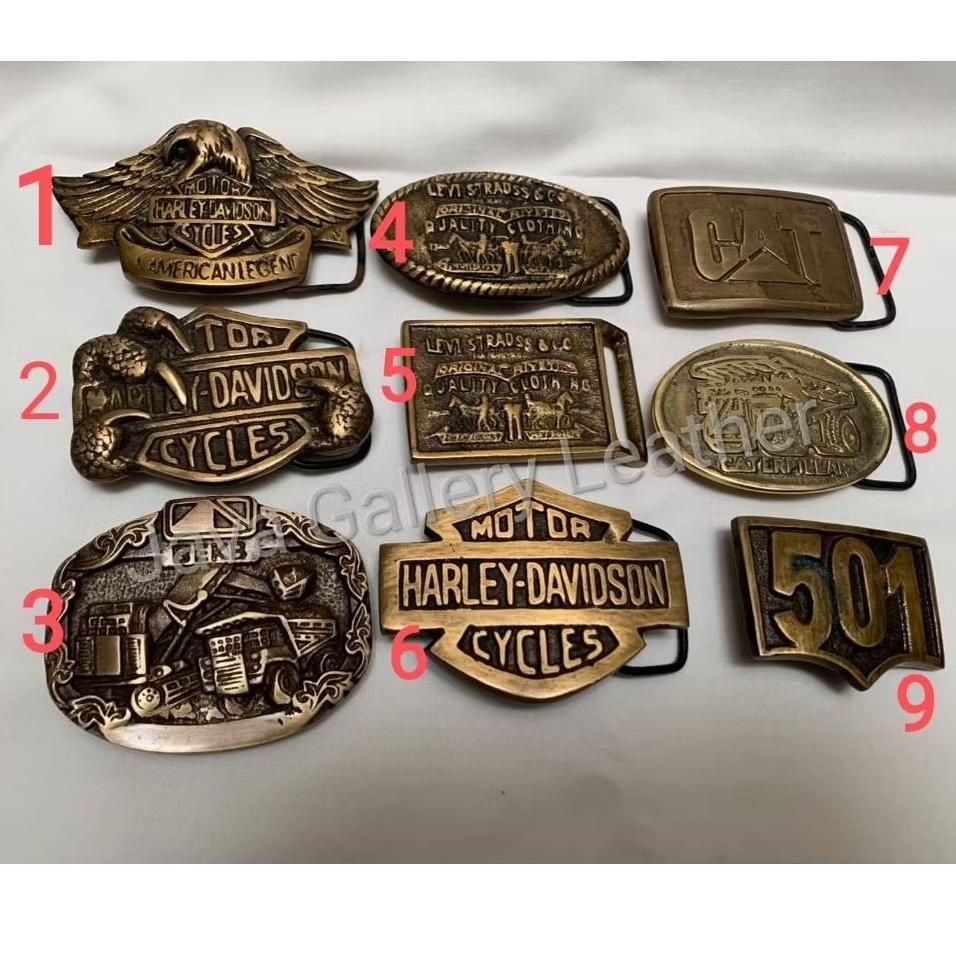 Jual Kepala Ikat pinggang Pria Casual - Buckle Gesper Sabuk 100% kuningan + baot kuningan