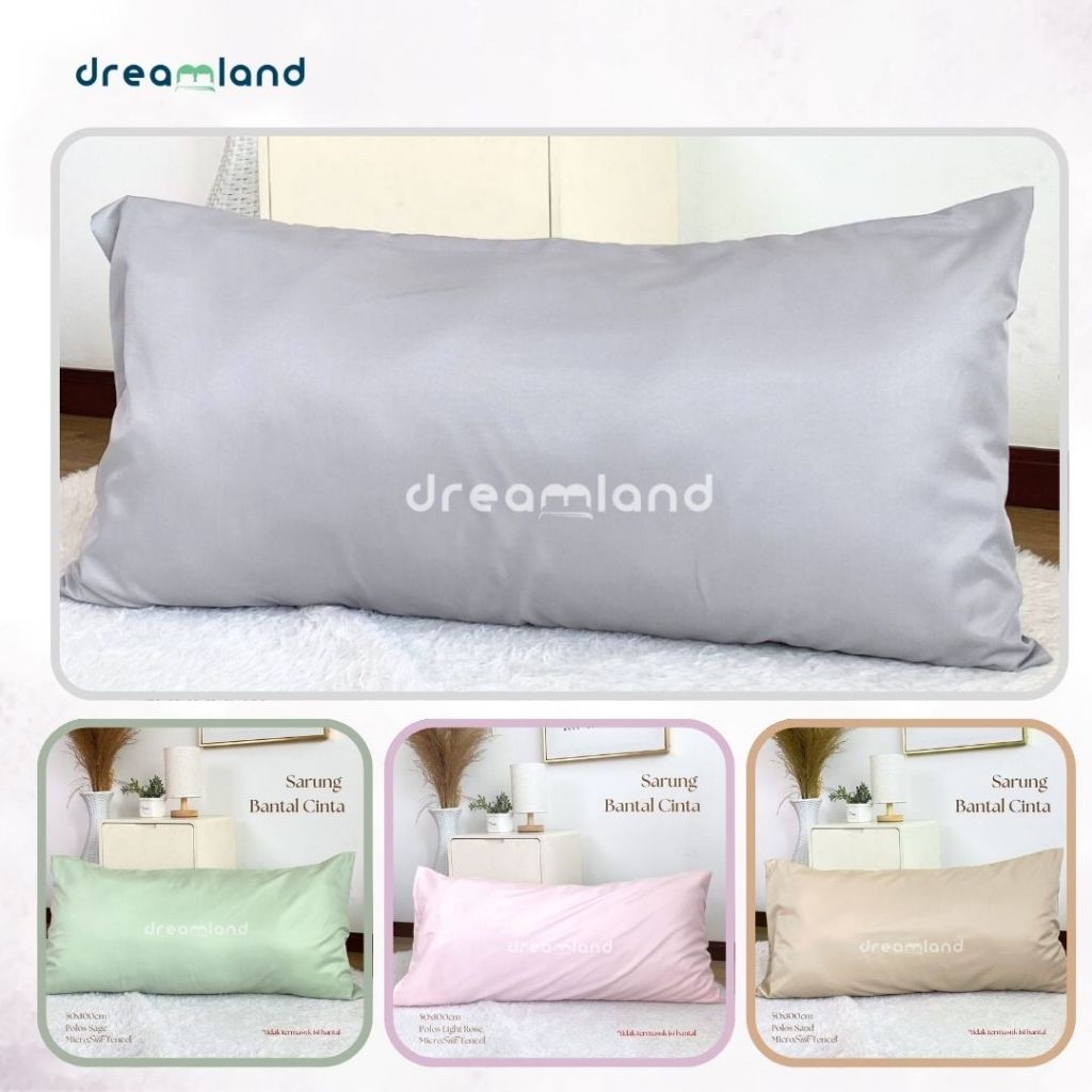 [DL] DREAMLAND | Sarung Bantal Cinta | Microsilk Collagen Fabric PolosTW | Ready Stock