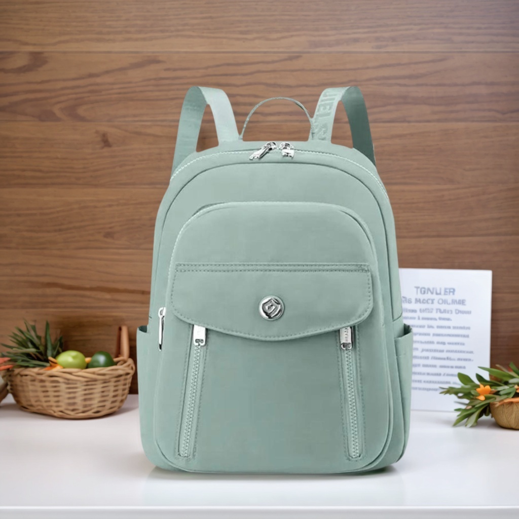 RECOMMENDED JIELSHI RANSEL ROSSIE - 7703 # TAS RANSEL WANITA FASHION BAHAN PARASUT ANTI AIR CANTIK
