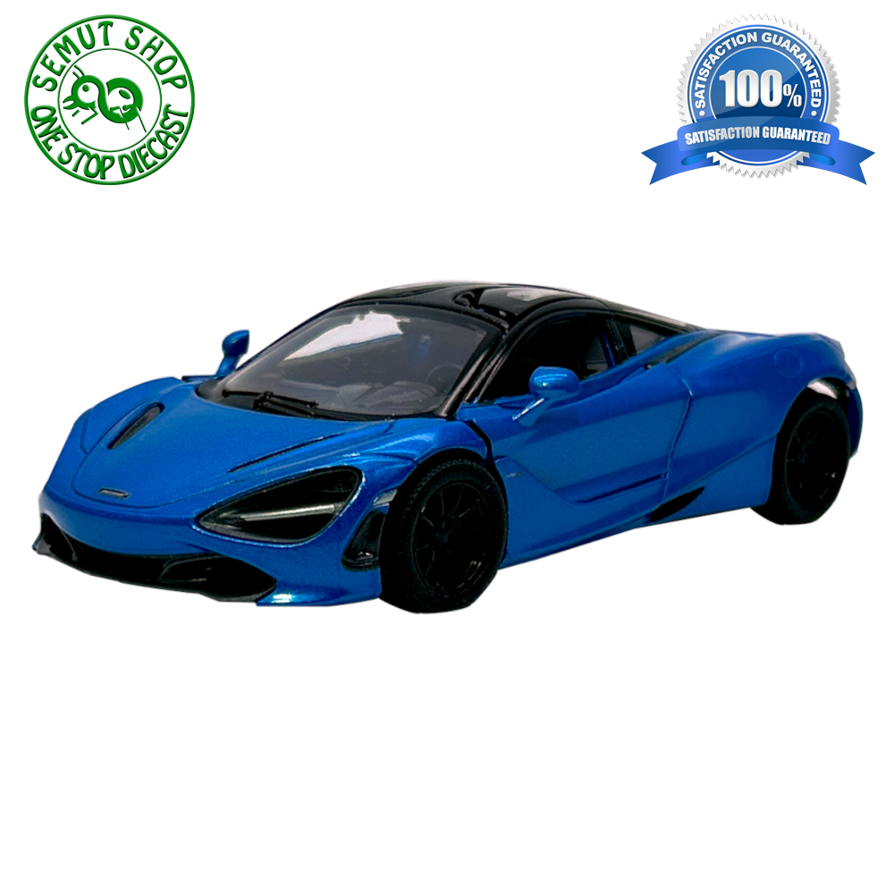 Kinsmart Mclaren 720S Polos Miniatur mobil Sport McLaren 720 s