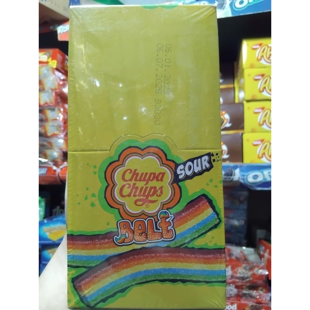 

Chupa Chups Sour Belt Jeli Aneka Buah (isi 24)