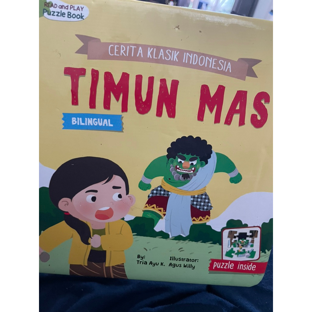 Buku Dongeng Anak Timun Mas 2 Bahasa (Indonesia Inggris)
