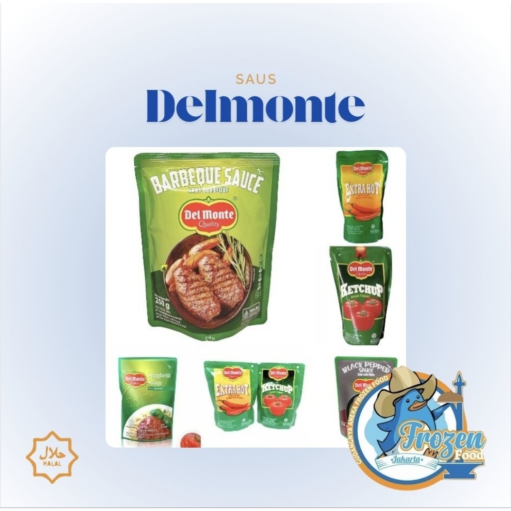 

Delmomte Saus Sambal, BBQ, Black Paper, Bolognese, | WAJIB EXTRA BUBBLEWRAP