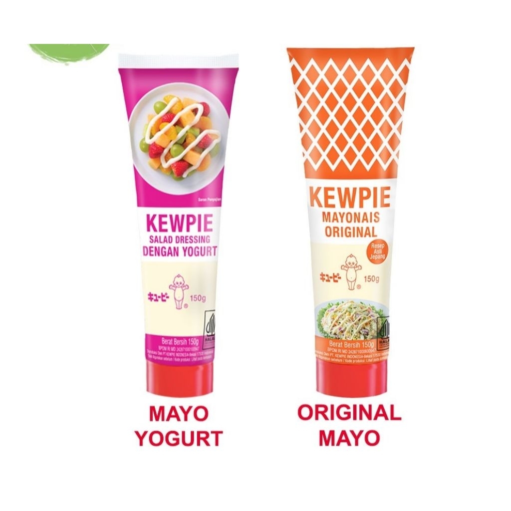 

Kewpie Mayonaise All Varian kemasan praktis 150 gram. Original mayo yogurt mayonaise