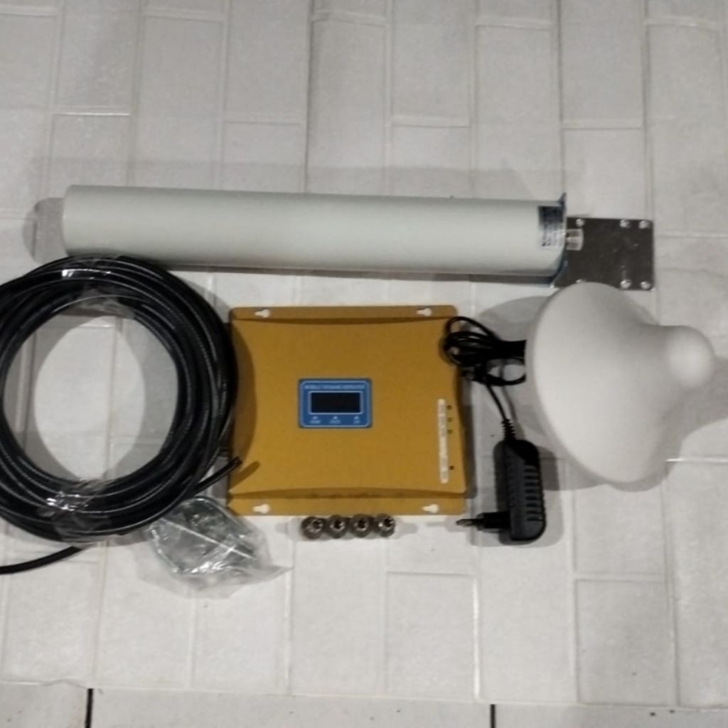 Repeater Gsm Penguat Sinyal Hp Triband LTE 4G 3G 2G GSM Signal booster antena tabung panjang