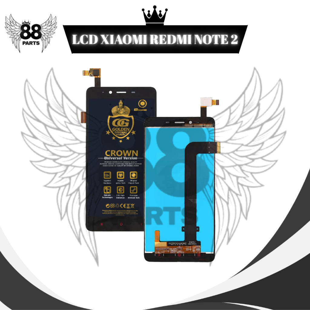 LCD FULLSET XIAOMI REDMI NOTE 2 ORIGINAL COMPLETE