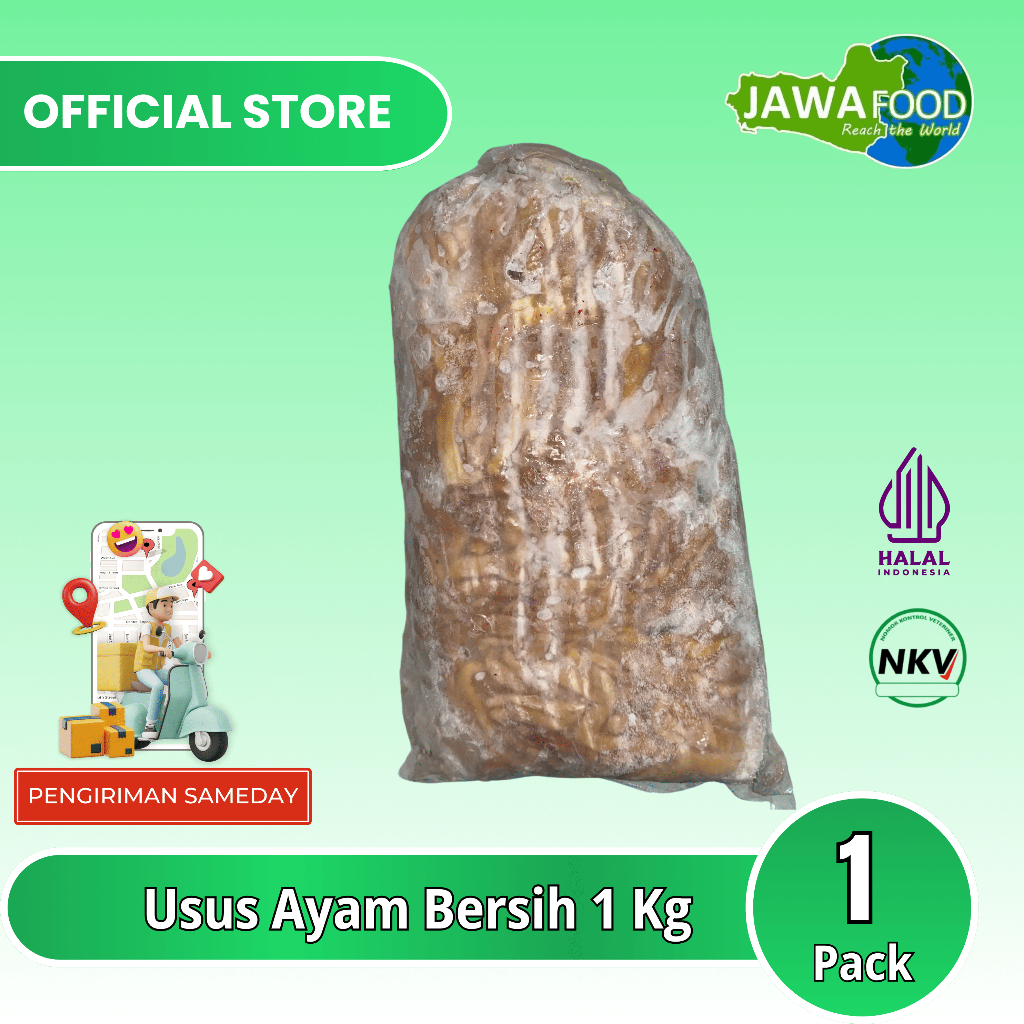 

Usus Ayam Bersih (FRESH & FROZEN) kemasan 1 Kg
