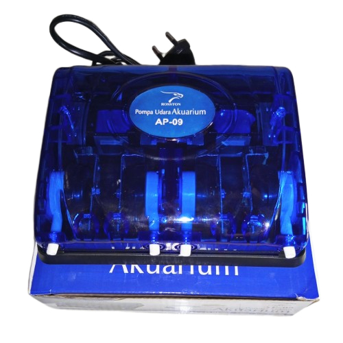 Aerator Aquarium 4 Lubang – Pompa Oksigen Ikan Hias & Alat Gelembung Udara