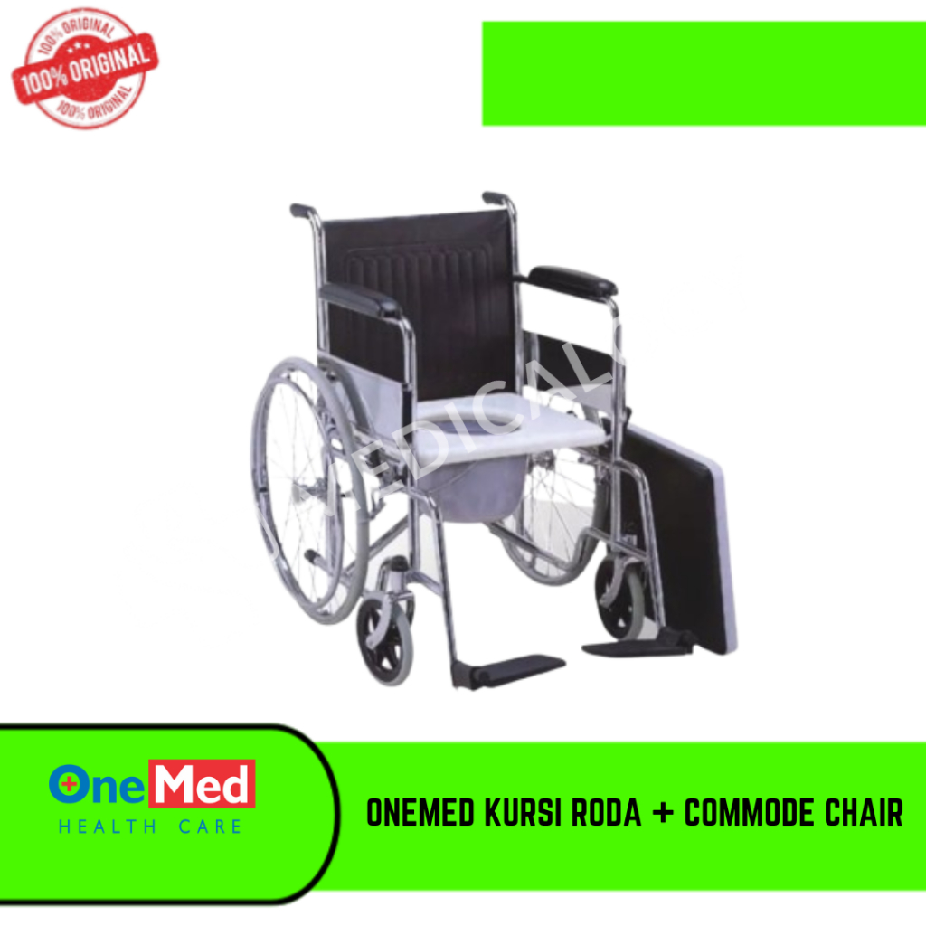 Onemed Kursi Roda + Commode Chair