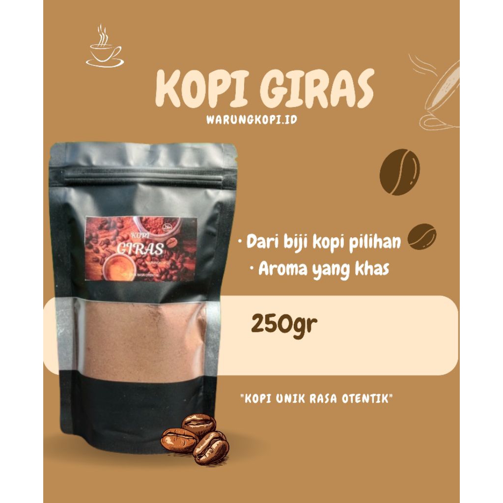 

kopi bubuk giras murah 250 gram