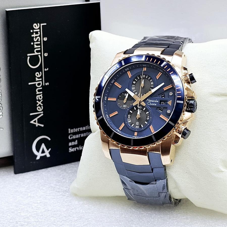 PROMO ALEXANDRE CHRISTIE AC6455 / AC 6455 - JAM TANGAN PRIA ORIGINAL