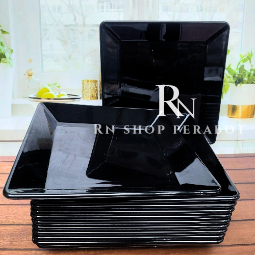 12 PCS PIRING RAMEN MIE GACOAN MELAMIN 8 INCH TEBAL PIRING RESTORAN TERLARIS