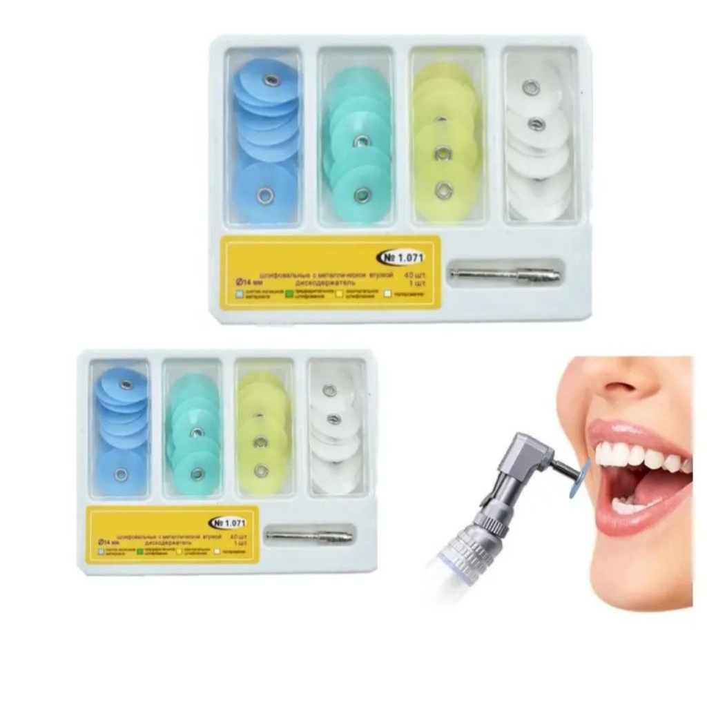 Soflex poles Gigi Polishing Disc set isi 40 disc dan 1 mandrel