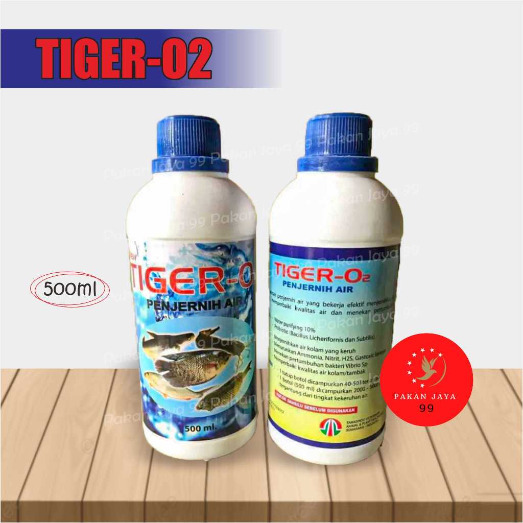 READY TIGER O2 500 ML TAMASINDO OBAT PENJERNIH AIR KOLAM AQUARIUM AQUASCAPE IKAN JADI SELALU SEHAT
