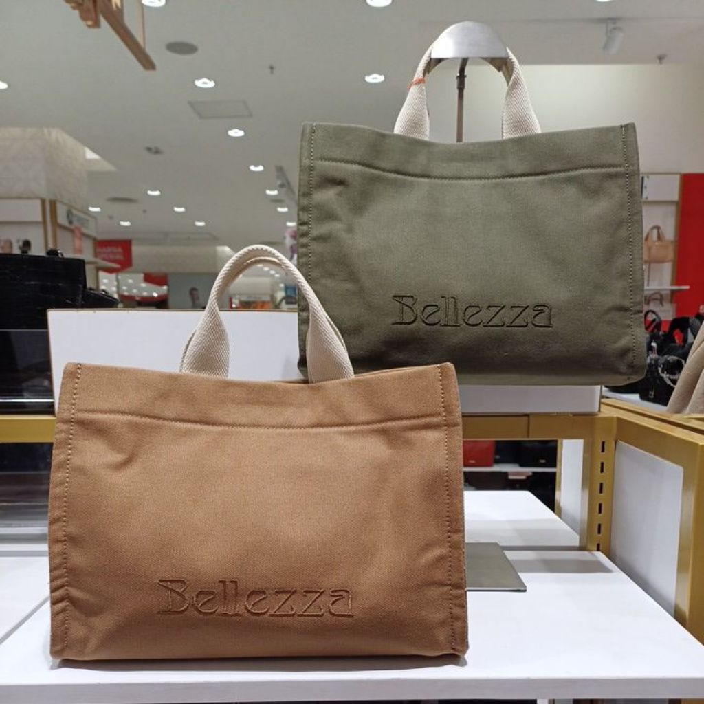 BELLEZZA MS23969L Produk Original Depstore Mall Tas Handbag Kanvas Wanita Jinjing Selempang