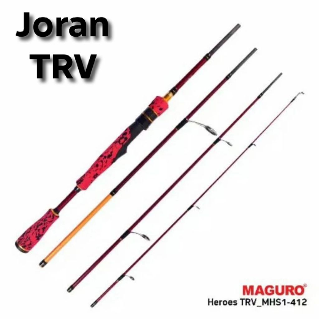 Joran MAGURO HEROES TRV | Joran Casting | Joran Spinning | Sambung 4 | Alat pancing original