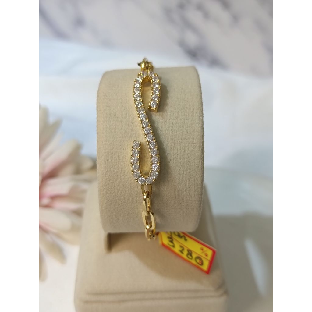 Gelang Tiffany Linea Variasi Mata Kadar 8k