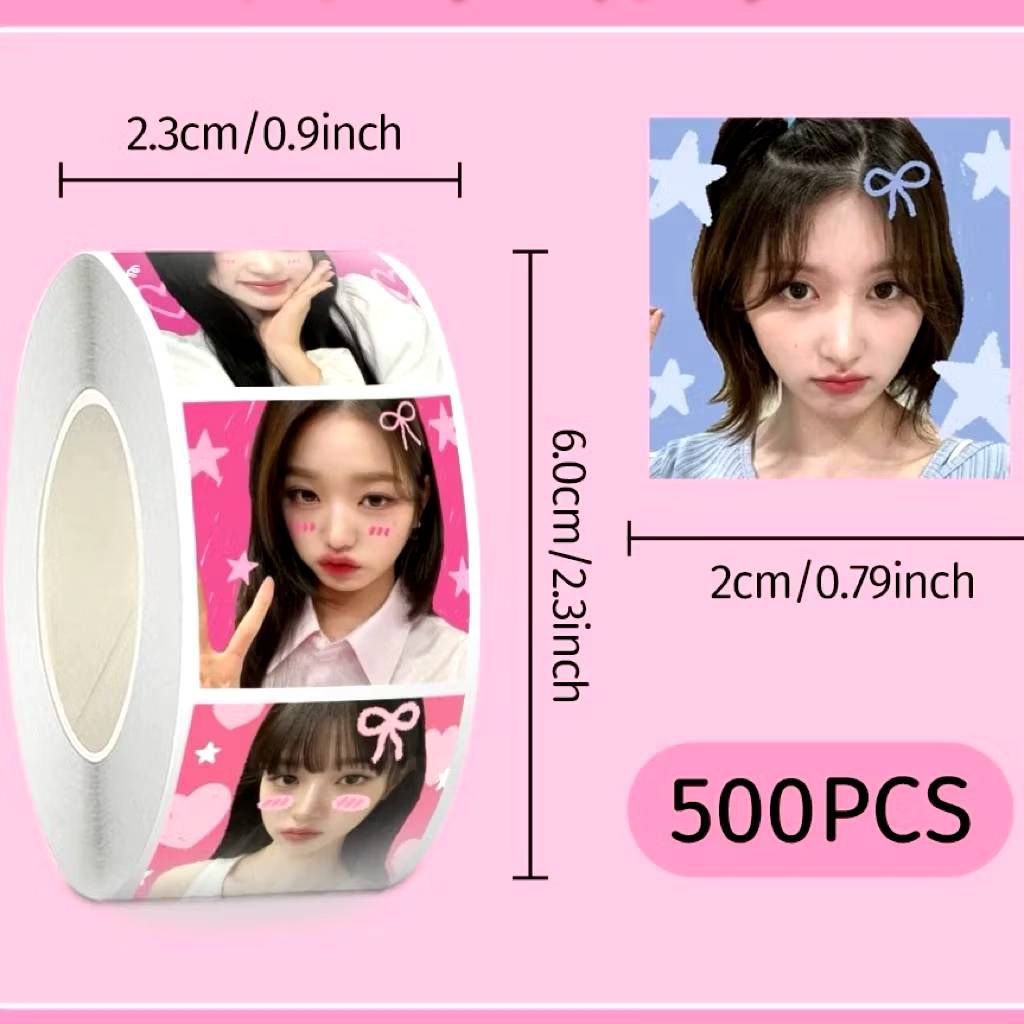 

[500pcs] Sticker IVEE/ Stiker Deco Tempelan Kpop Murah/ Hiasan Lucu Sellkor Freebies